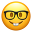 Nerd Face emoji PNG