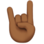 Sign of the Horns, Medium-dark skin tone
