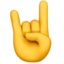 Sign of the Horns emoji, Apple design
