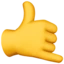Call Me Hand emoji on iPhone