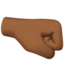 Right-facing Fist, Medium-dark skin tone