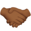 Handshake, Medium-dark skin tone