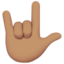 Love-you Gesture, Medium skin tone