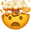 Exploding Head emoji PNG