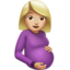 Pregnant Woman, Medium-light skin tone