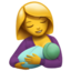 Download Breast-feeding emoji, Apple style