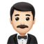 Man in Tuxedo, Light skin tone