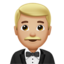 Man in Tuxedo, Medium-light skin tone