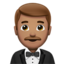 Man in Tuxedo, Medium skin tone