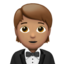 Person in Tuxedo, Medium skin tone