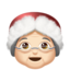 Mrs. Claus, Light skin tone