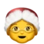 Mrs. Claus emoji, Apple design