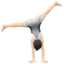 Person Cartwheeling, Light skin tone