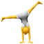 Person Cartwheeling emoji, Apple design