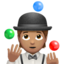 Person Juggling, Medium skin tone