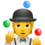 Download Person Juggling emoji, Apple style