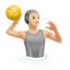 Person Playing Water Polo, Light skin tone
