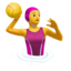 Woman Playing Water Polo emoji, Apple design