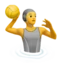 Person Playing Water Polo emoji, Apple design