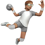 Person Playing Handball, Medium skin tone