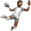 Person Playing Handball, Medium-dark skin tone