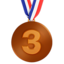 3rd Place Medal emoji, Apple design