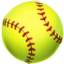 Softball emoji on iPhone
