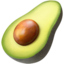 Avocado emoji, Apple design