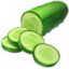 Cucumber emoji, Apple design