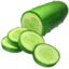 Cucumber emoji on iPhone