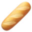 Baguette Bread emoji on iPhone