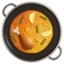Shallow Pan of Food emoji on iPhone