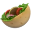 Stuffed Flatbread emoji on iPhone