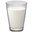 Glass of Milk emoji, Apple design
