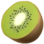 Kiwi Fruit emoji on iPhone