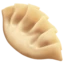 Dumpling emoji on iPhone