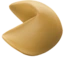 Fortune Cookie emoji on iPhone