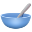 Download Bowl with Spoon emoji, Apple style