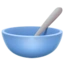 Bowl with Spoon emoji, Apple design