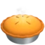 Pie emoji on iPhone