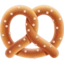 Pretzel emoji on iPhone