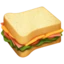 Sandwich emoji on iPhone