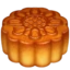 Moon Cake emoji on iPhone
