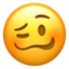 Woozy Face emoji, Apple design