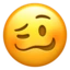 Woozy Face emoji on iPhone