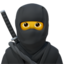 Download Ninja emoji, Apple style