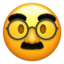 Disguised Face emoji, Apple design