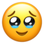 Face Holding Back Tears emoji PNG