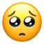 Pleading Face emoji, Apple design