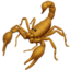 Scorpion emoji, Apple design